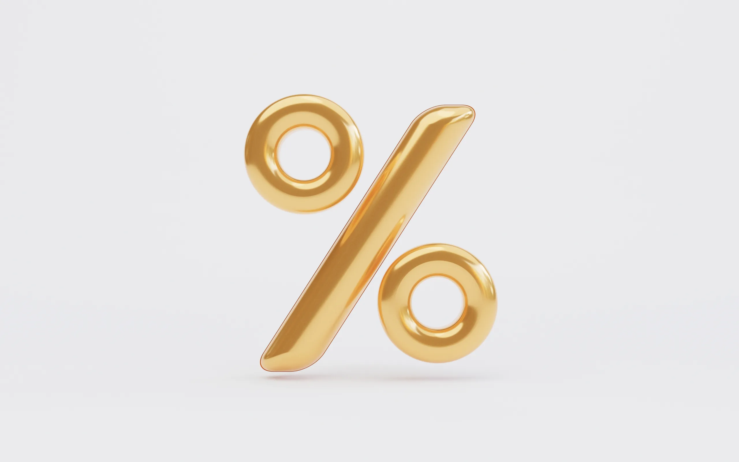 Vecteezy Isolate Of Golden Percentage Sign Symbol On Yellow For 6782847 Scaled