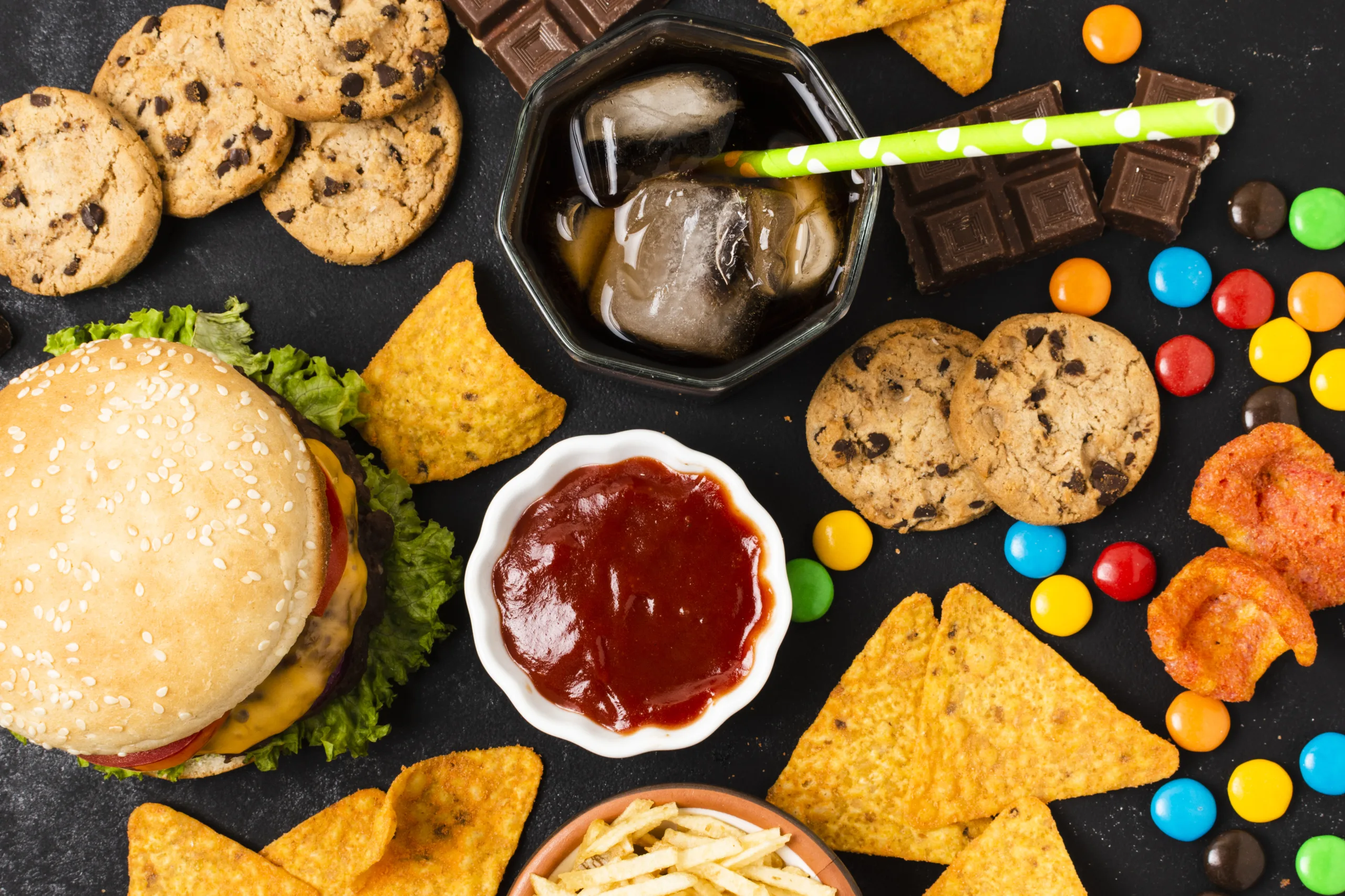 Fast Food als Beispiel für hochverarbeitete Lebensmittel
